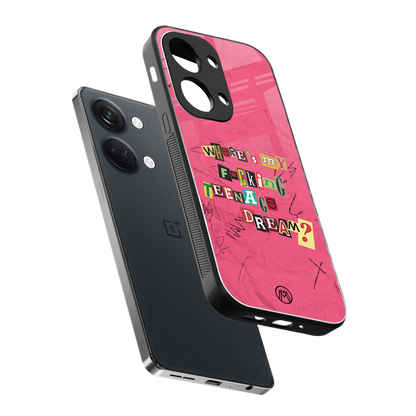 teenage dream back phone cover | glass case for oneplus nord 3