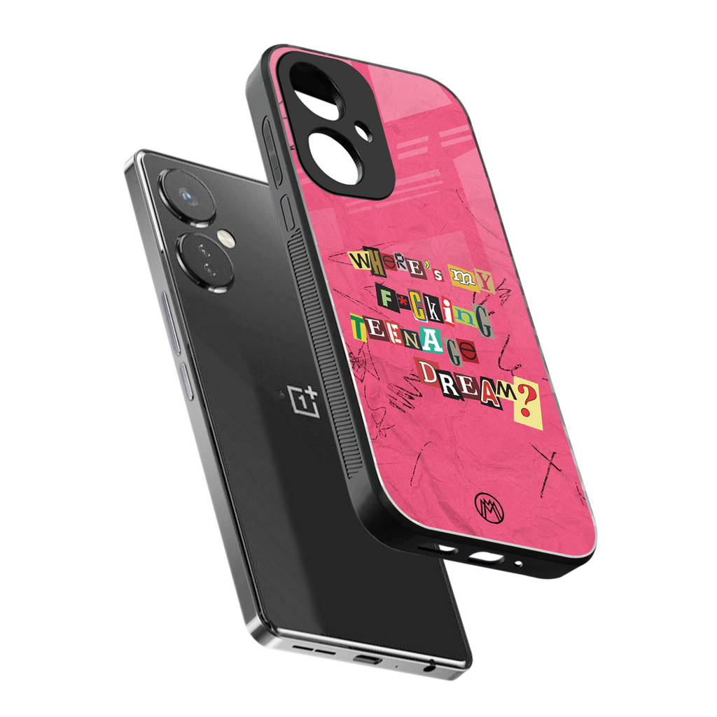 teenage dream back phone cover | glass case for oneplus nord ce 3
