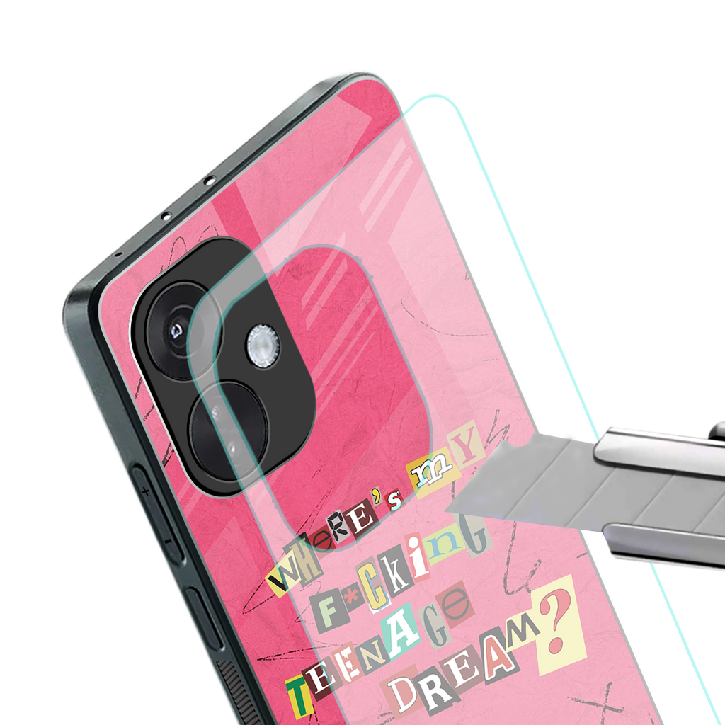 teenage dream back phone cover | glass case for oneplus nord ce 3