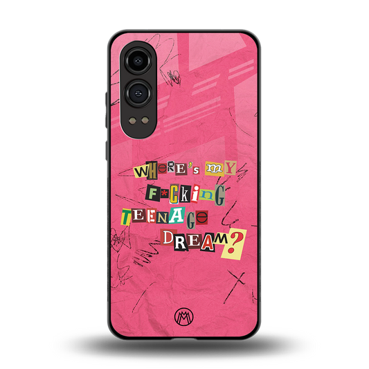 teenage dream back phone cover | glass case for oneplus nord ce 4 lite