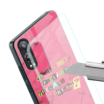 teenage dream back phone cover | glass case for oneplus nord ce 4 lite