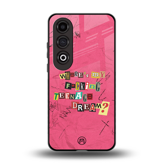 teenage dream back phone cover | glass case for oneplus nord ce 4