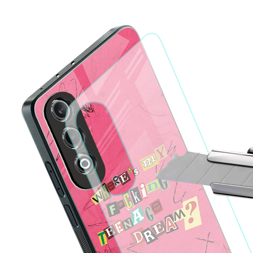 teenage dream back phone cover | glass case for oneplus nord ce 4