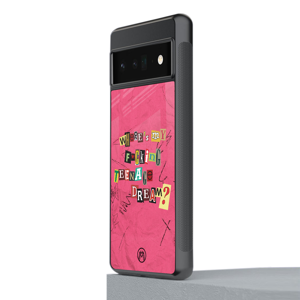teenage dream back phone cover | glass case for google pixel 6 pro