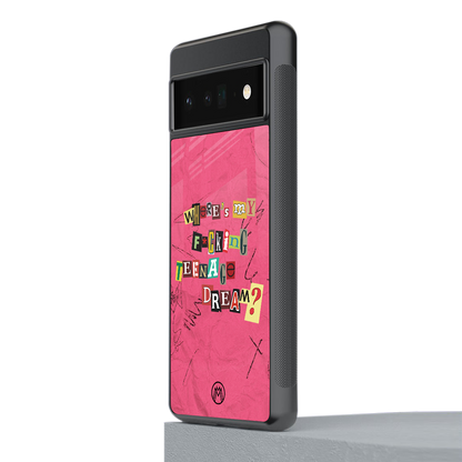 teenage dream back phone cover | glass case for google pixel 6 pro
