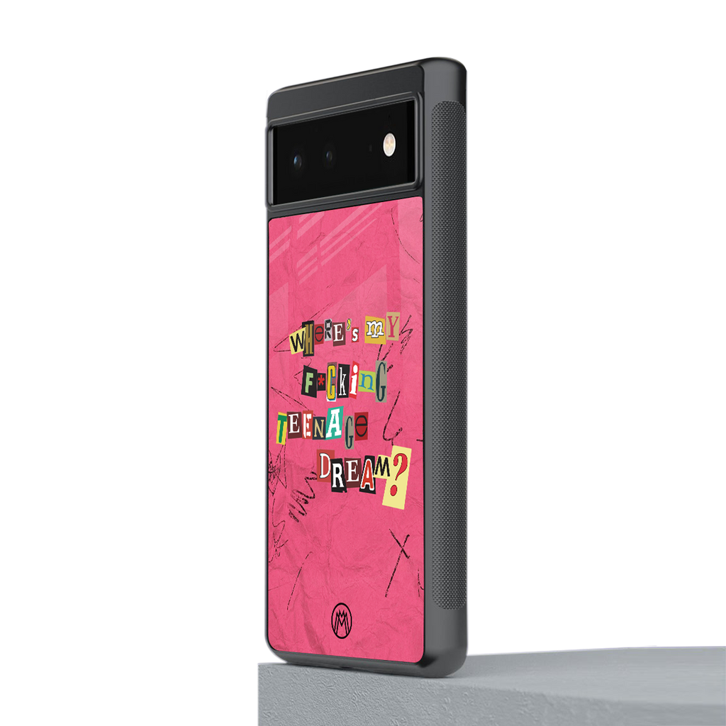 teenage dream back phone cover | glass case for google pixel 6