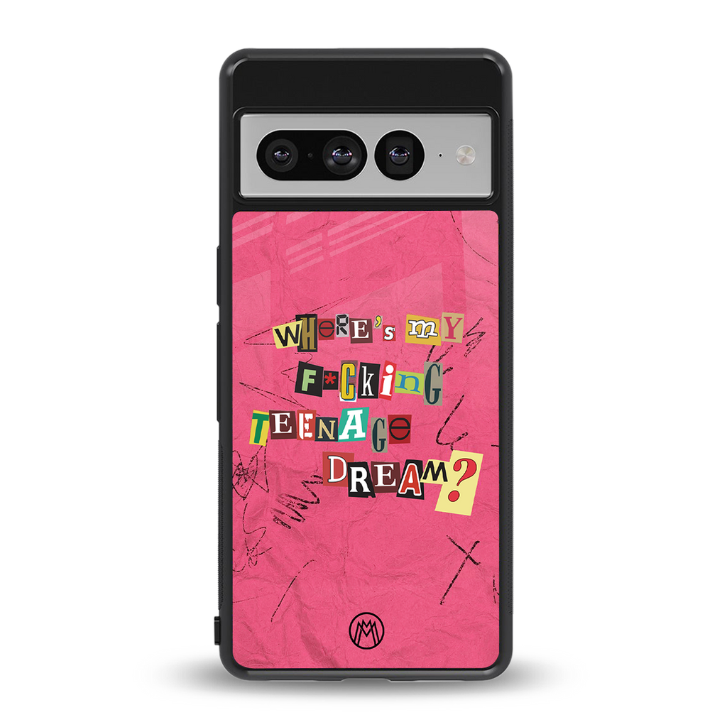teenage dream back phone cover | glass case for google pixel 7 pro