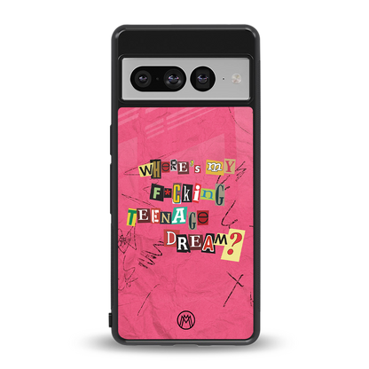 teenage dream back phone cover | glass case for google pixel 7 pro
