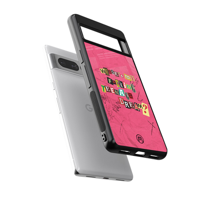 teenage dream back phone cover | glass case for google pixel 7 pro