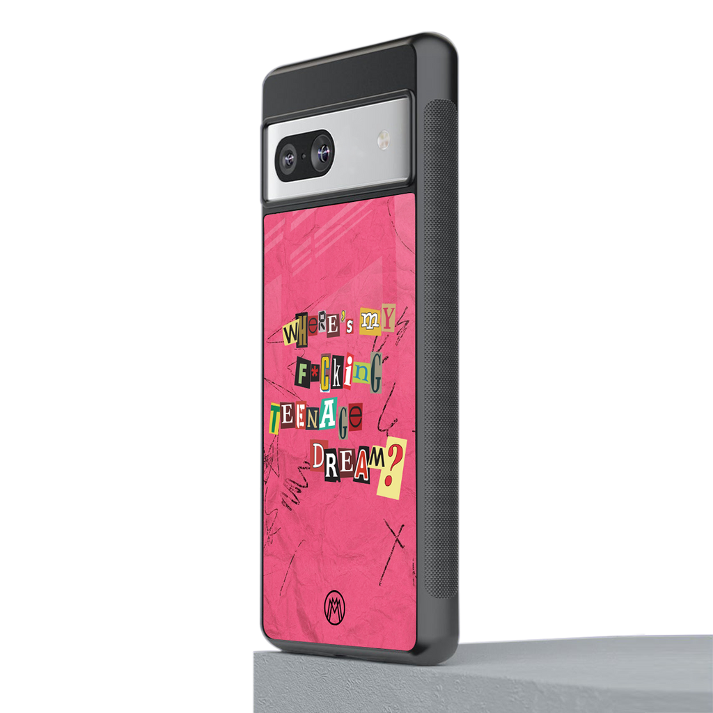 teenage dream back phone cover | glass case for Google Pixel 7A
