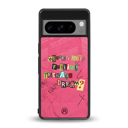 teenage dream back phone cover | glass case for google pixel 8 pro