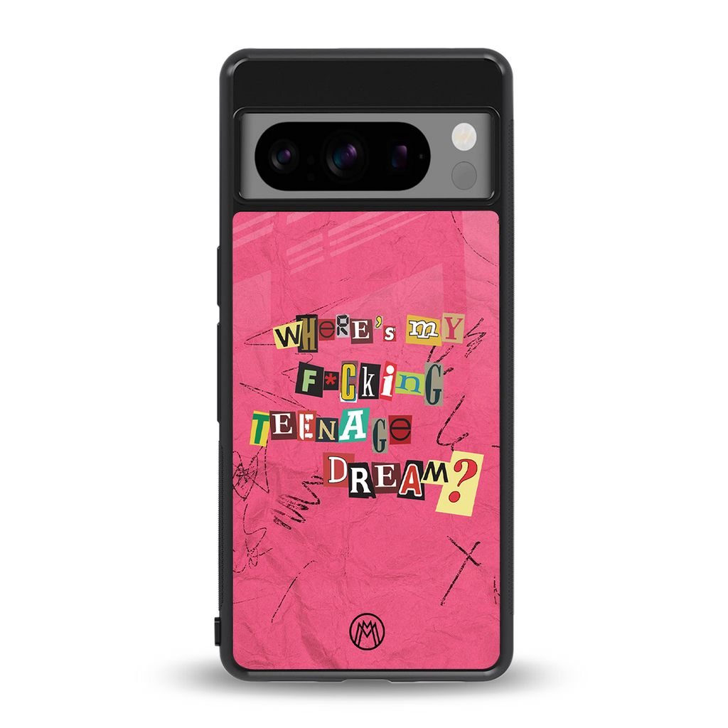 teenage dream back phone cover | glass case for google pixel 8 pro
