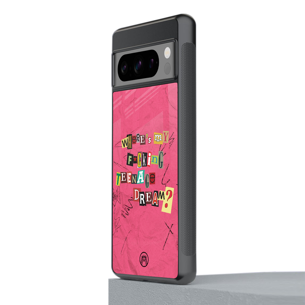 teenage dream back phone cover | glass case for google pixel 8 pro