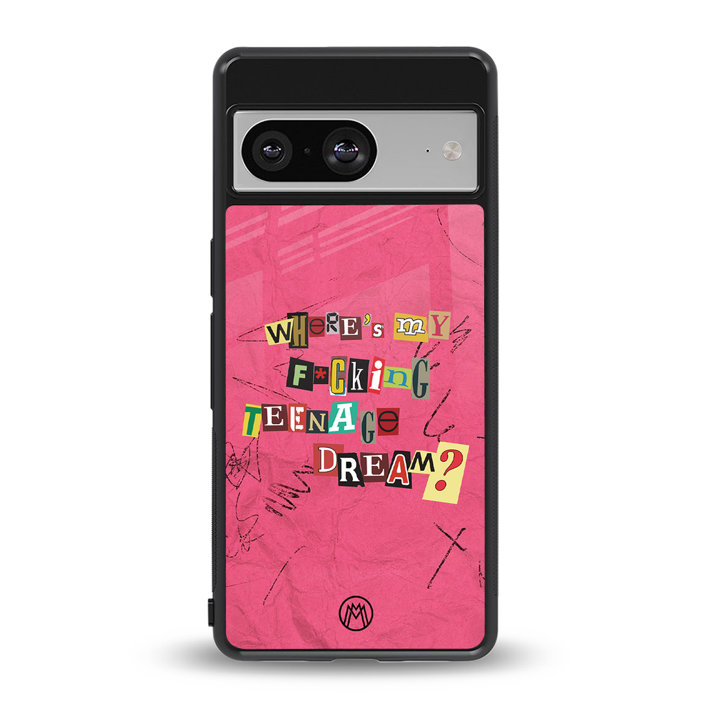 teenage dream back phone cover | glass case for Google Pixel 8