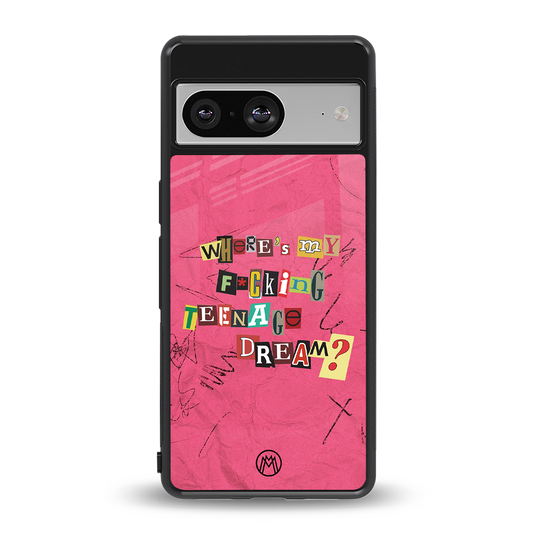 teenage dream back phone cover | glass case for Google Pixel 8