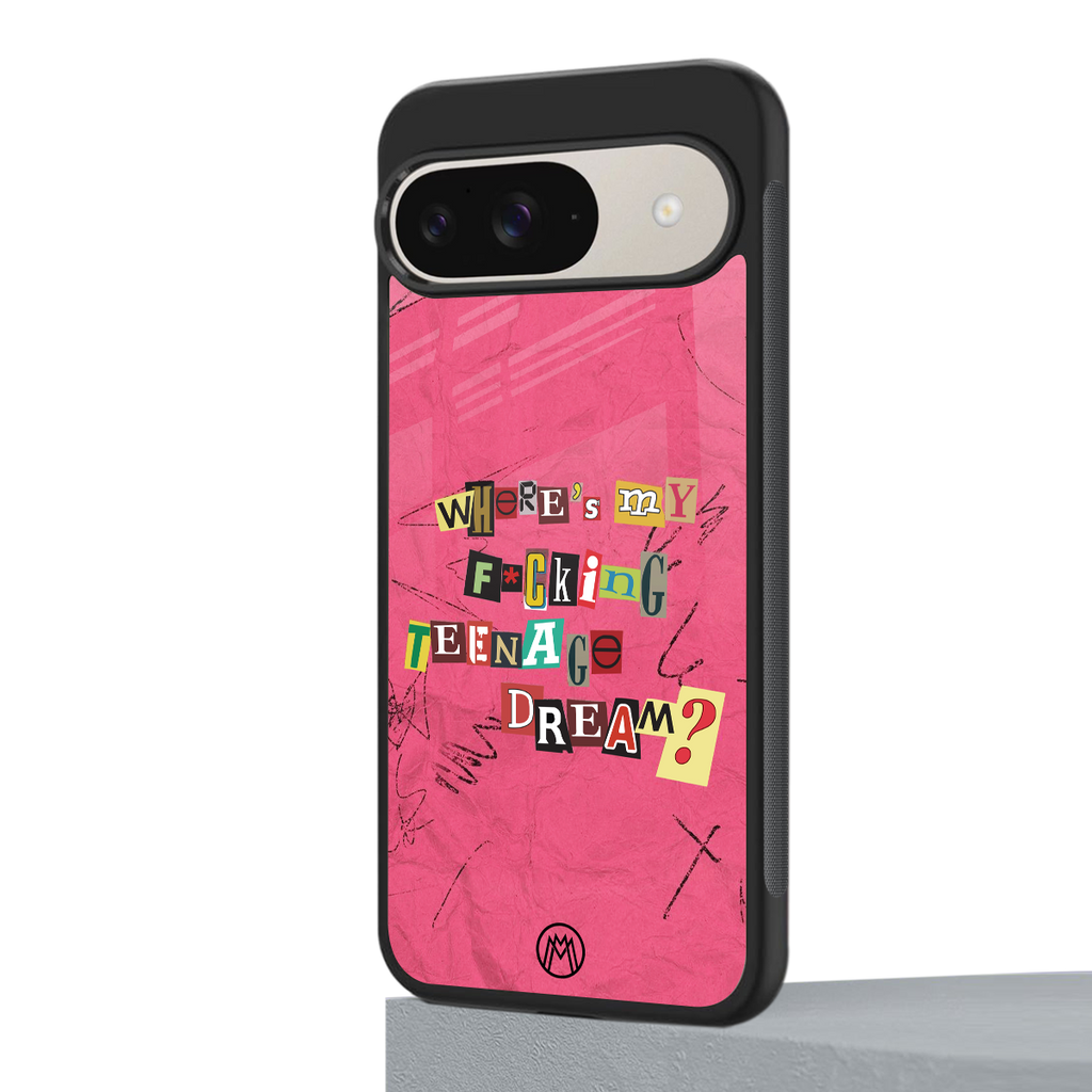 teenage dream back phone cover | glass case for google pixel 9