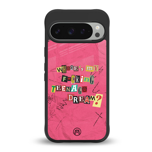 teenage dream back phone cover | glass case for google pixel 9 pro xl