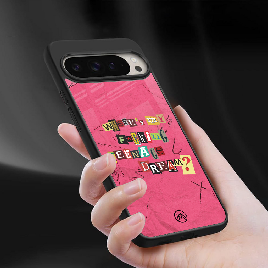 teenage dream back phone cover | glass case for google pixel 9 pro