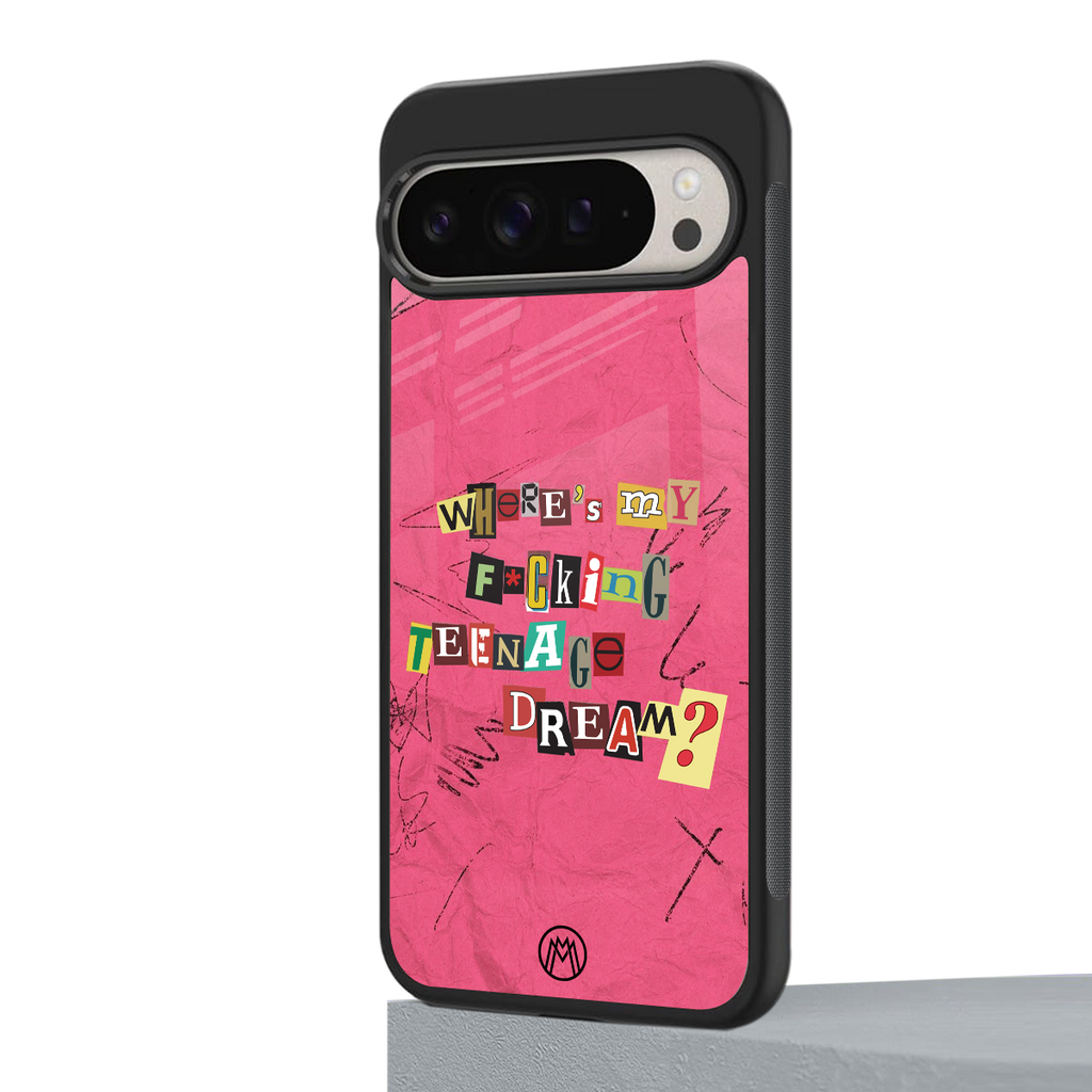 teenage dream back phone cover | glass case for google pixel 9 pro