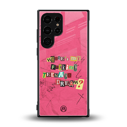 teenage dream back phone cover | glass case for samsung galaxy s24 ultra