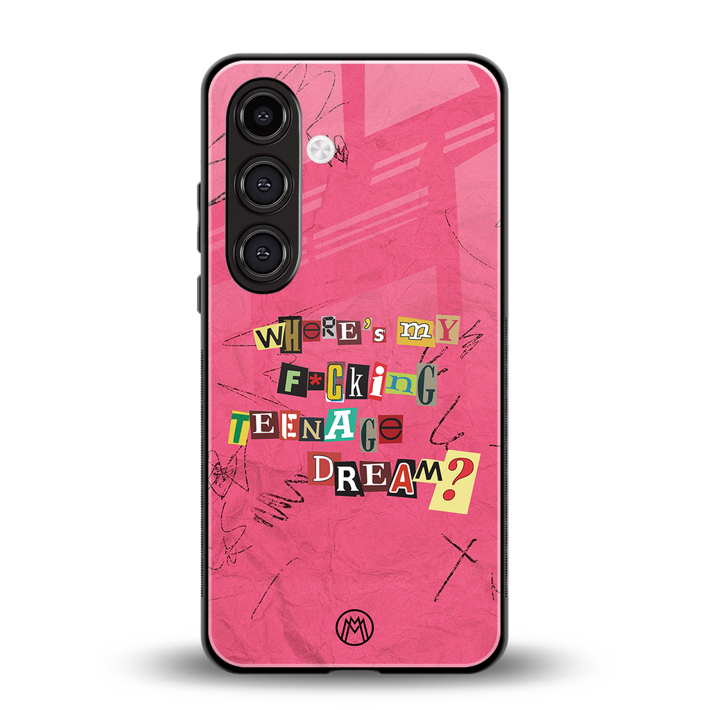 teenage dream back phone cover | glass case for samsung galaxy s25