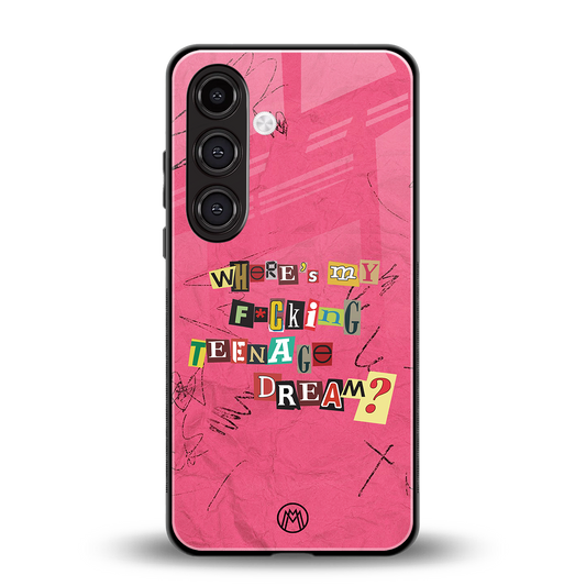 teenage dream back phone cover | glass case for samsung galaxy s23