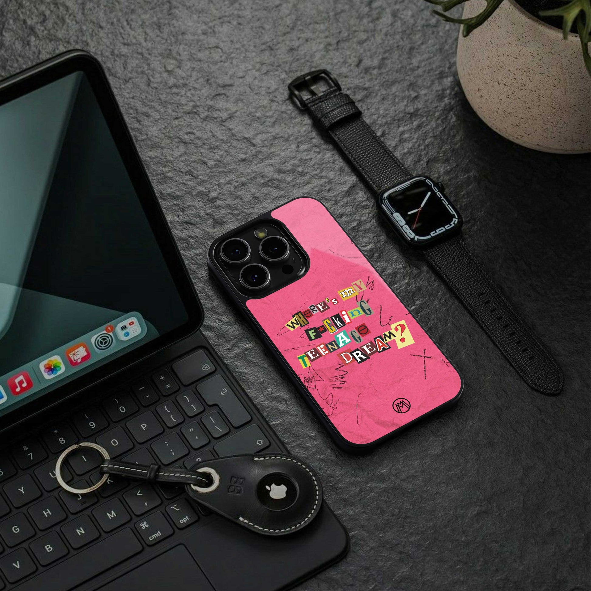 teenage dream back phone cover | glass case for iphone 13 mini
