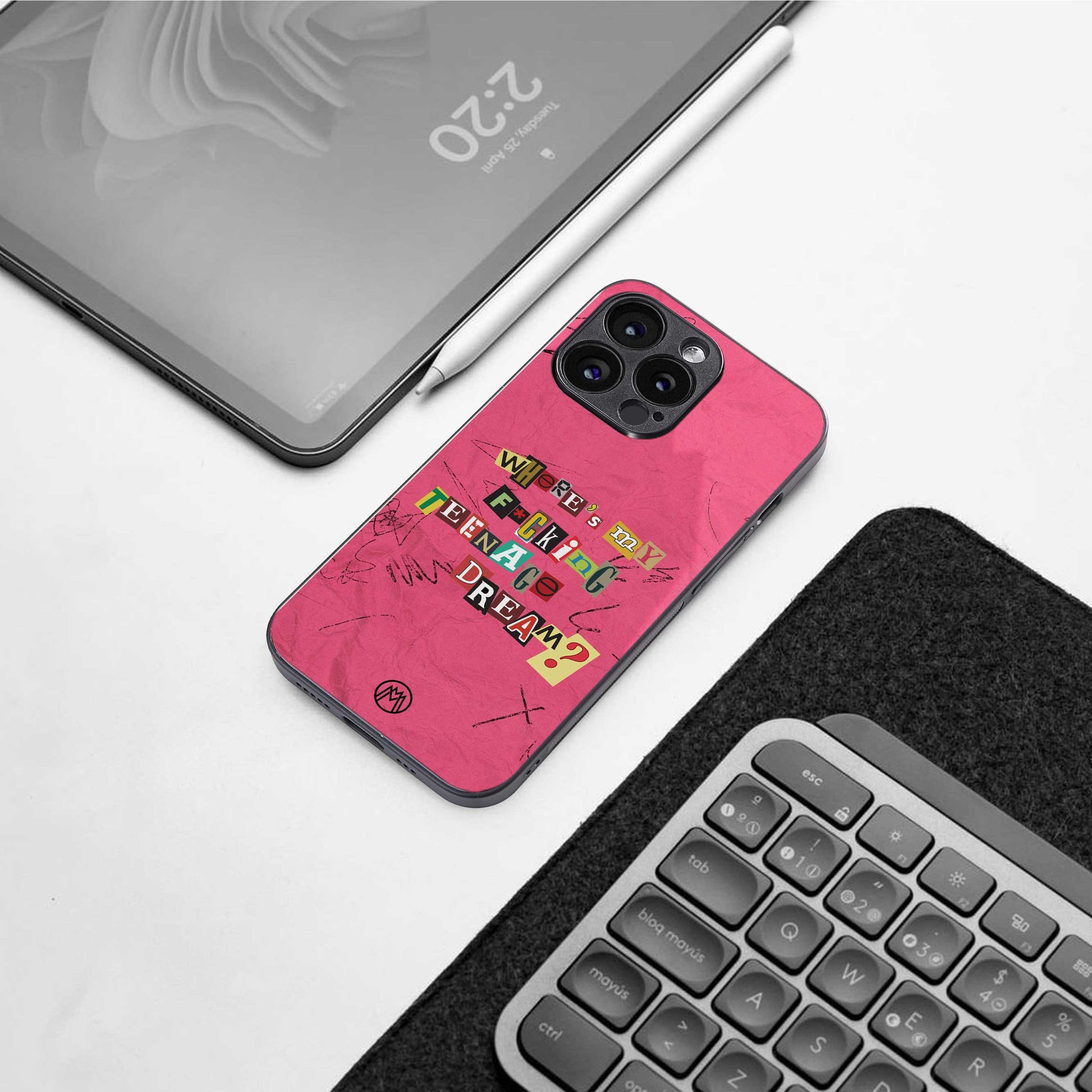 teenage dream back phone cover | glass case for iphone 13 mini