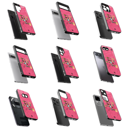 Durable Glass Back Mobile Case for iPhone, Samsung, OnePlus, Google Pixel, Redmi, Vivo, Oppo