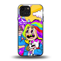 tekashi 6ix9ine back phone cover | glass case for iphone 13 mini