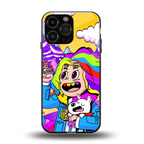tekashi 6ix9ine back phone cover | glass case for iphone 16 pro max