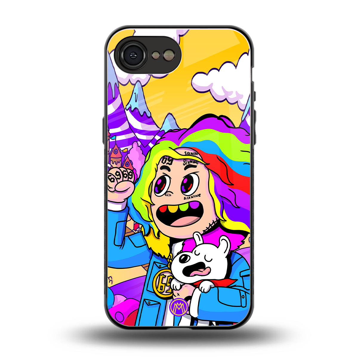 tekashi 6ix9ine back phone cover | glass case for iphone 16e