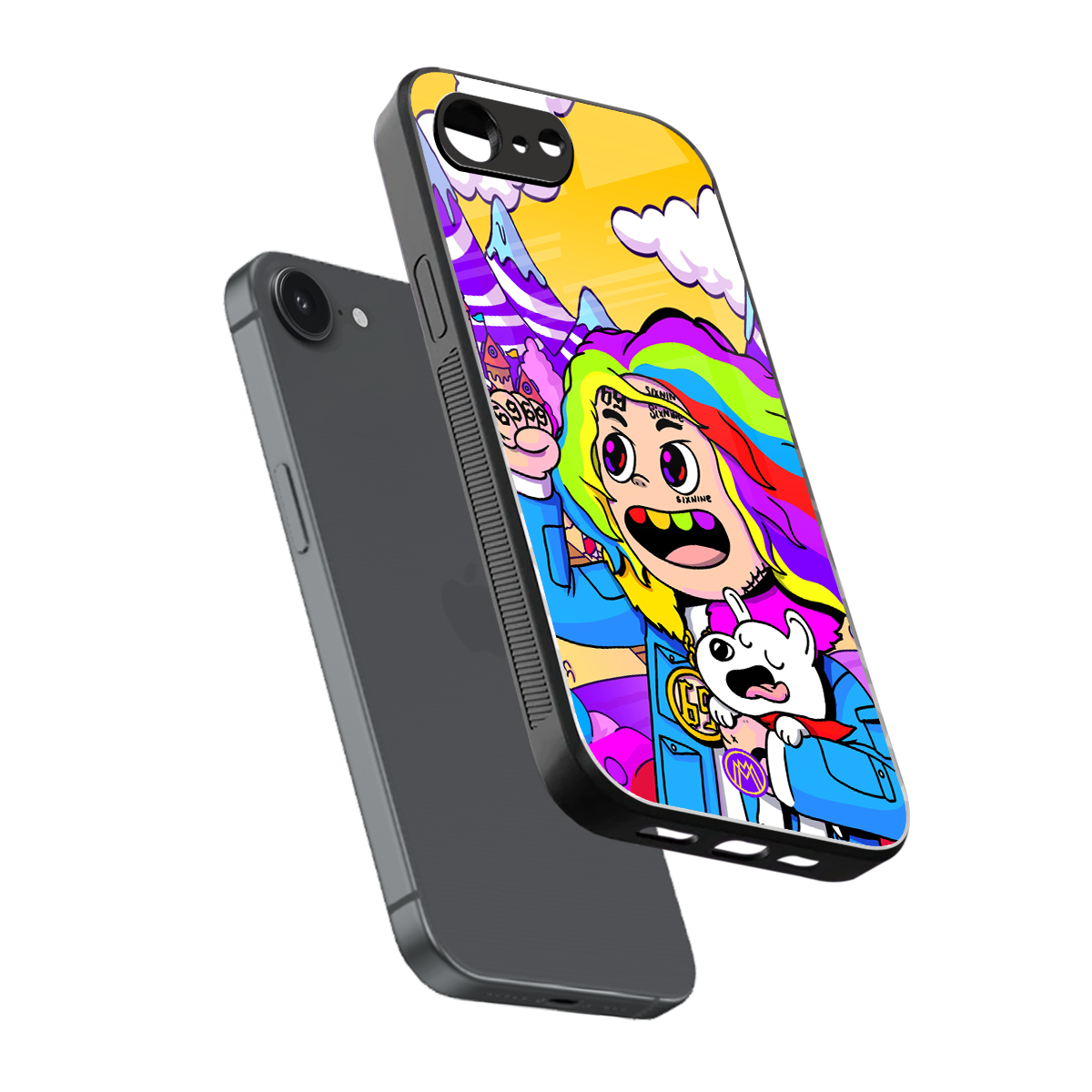 tekashi 6ix9ine back phone cover | glass case for iphone 16e