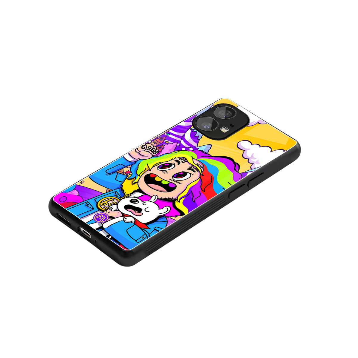 tekashi 6ix9ine back phone cover | glass case for nothing phone 1