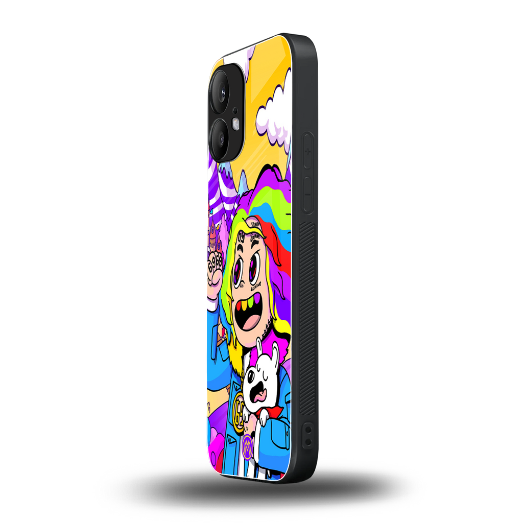 tekashi 6ix9ine back phone cover | glass case for nothing phone 2