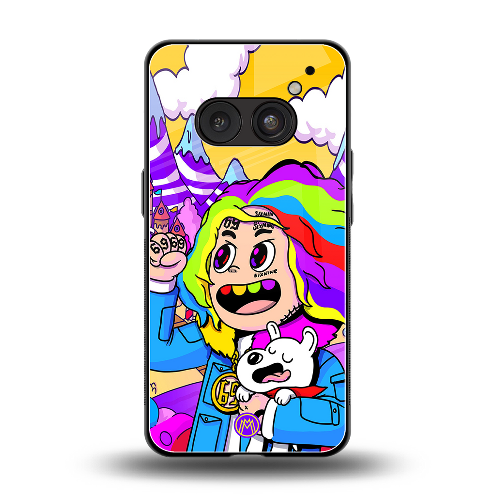 tekashi 6ix9ine back phone cover | glass case for nothing phone 2a