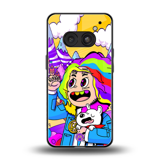 tekashi 6ix9ine back phone cover | glass case for nothing phone 2a