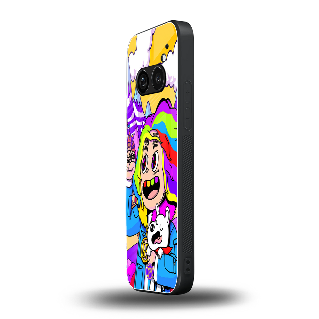 tekashi 6ix9ine back phone cover | glass case for nothing phone 2a
