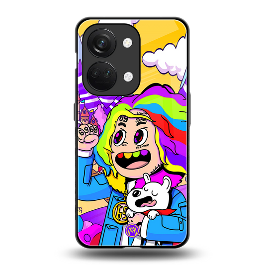 tekashi 6ix9ine back phone cover | glass case for oneplus nord 3