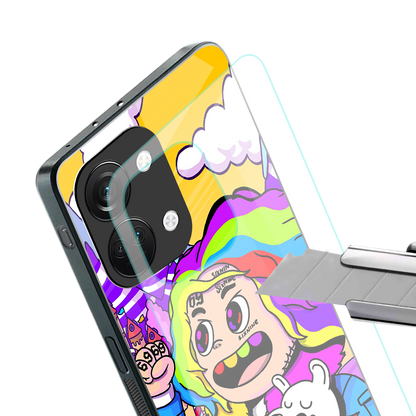 tekashi 6ix9ine back phone cover | glass case for oneplus nord 3