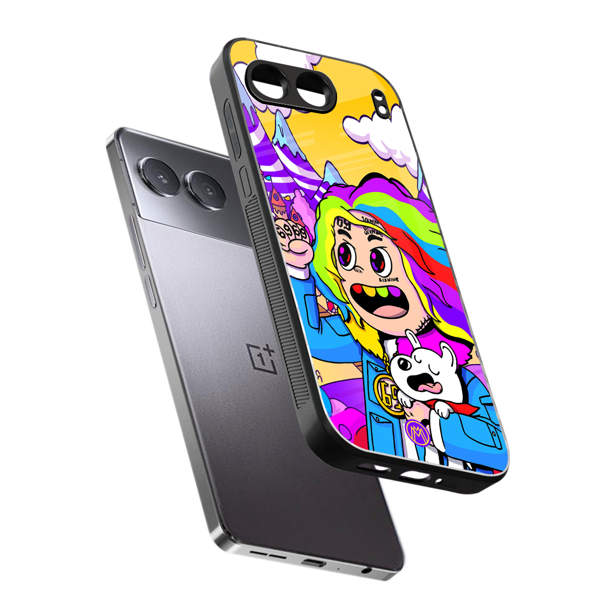 tekashi 6ix9ine back phone cover | glass case for oneplus nord 4