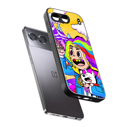 tekashi 6ix9ine back phone cover | glass case for oneplus nord 4