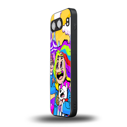 tekashi 6ix9ine back phone cover | glass case for oneplus nord 4