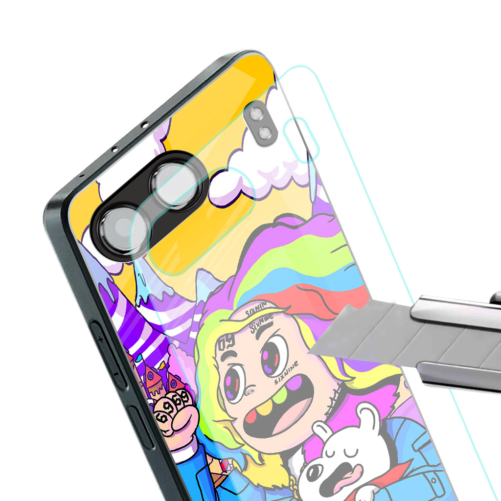 tekashi 6ix9ine back phone cover | glass case for oneplus nord 4