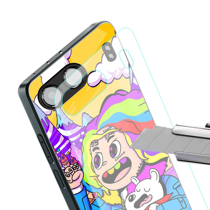 tekashi 6ix9ine back phone cover | glass case for oneplus nord 4