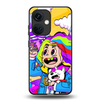 tekashi 6ix9ine back phone cover | glass case for oneplus nord ce 3