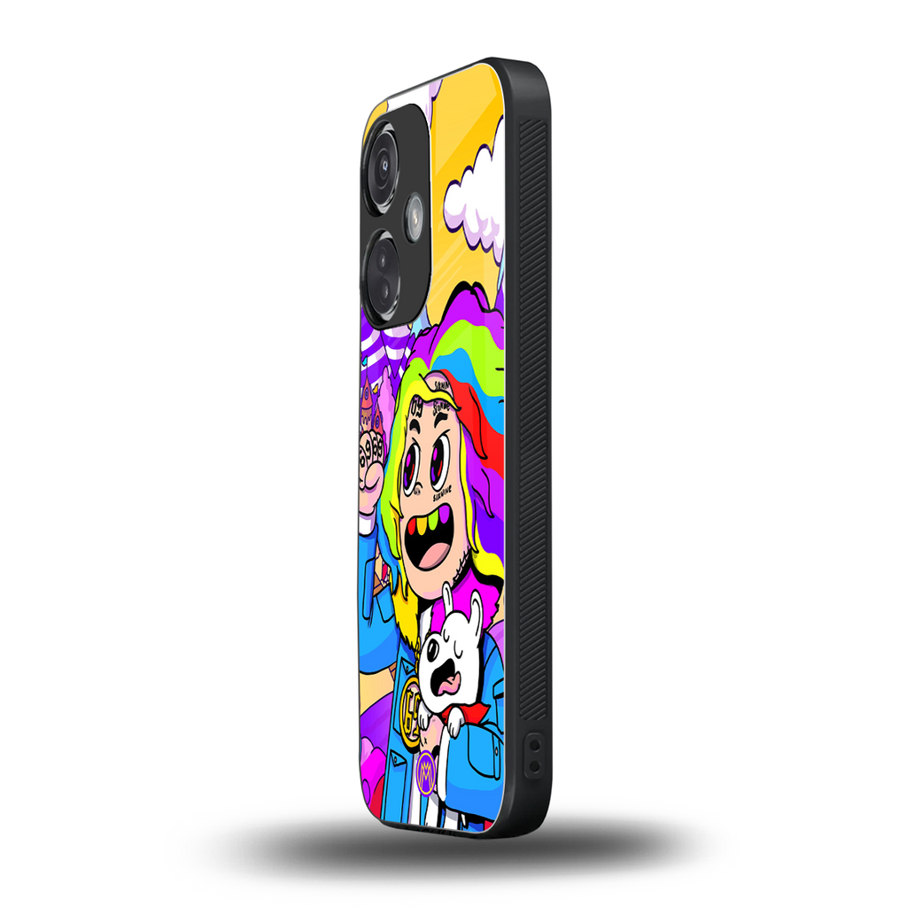 tekashi 6ix9ine back phone cover | glass case for oneplus nord ce 3