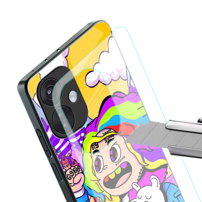 tekashi 6ix9ine back phone cover | glass case for oneplus nord ce 3