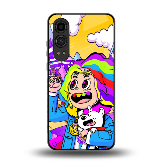 tekashi 6ix9ine back phone cover | glass case for oneplus nord ce 4 lite