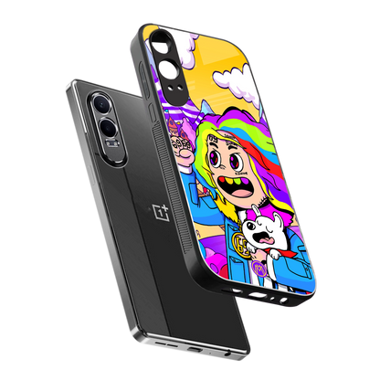 tekashi 6ix9ine back phone cover | glass case for oneplus nord ce 4 lite